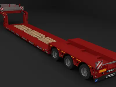 Kassbohrer low loader 3D model