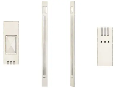 Classic pilaster 03 3D model