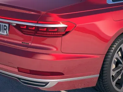 Audi A8 2018  3D model