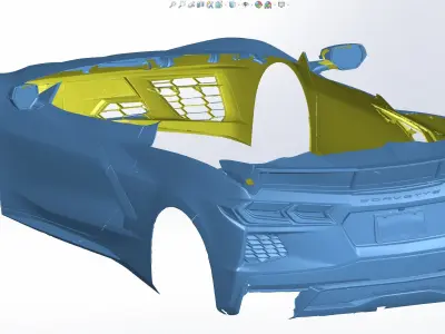 Chevrolet Corvette C8 3D Scan 3D print model