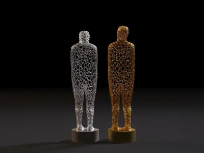 Figures in the form of men 3D print model