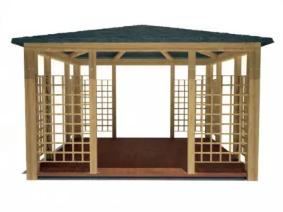 Gazebo 04 3D model