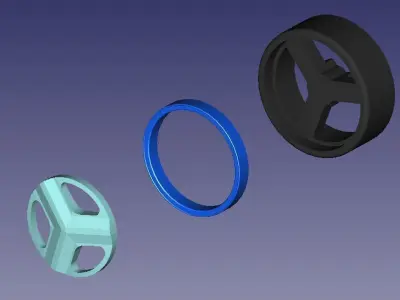 ATS 3055 3 Pieces 3D print model