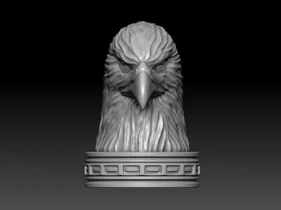 Eagle Head 3D print model