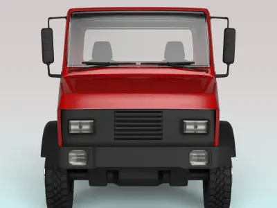 pickup truck 3D model from CGTrader - Polygon mesh