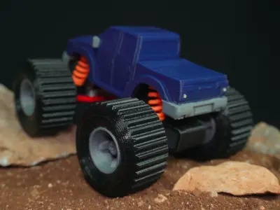 RC Monster Truck 1-32 Scale  3D print model
