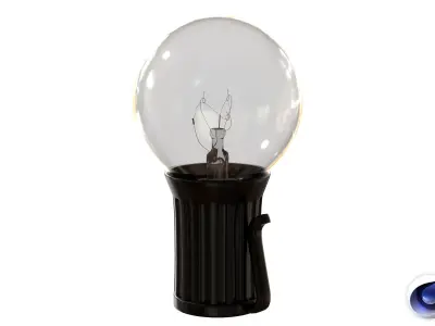 G40 Globe Bulb Low-poly 3D model