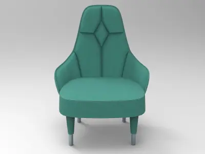Moon Armchair  3D model