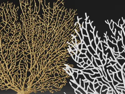 Coral 3D marine decor 3D model