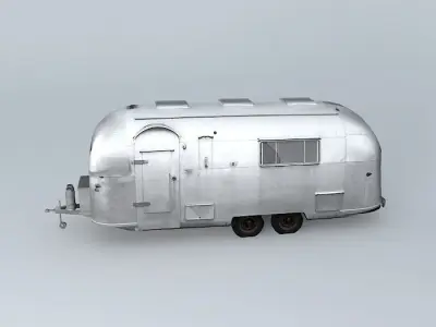 Airstream Old Wreck Dummy Free 3D model