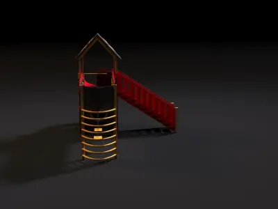 children playhouse pirates 3D model