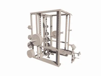 Gym Equipments-gym by Bodysolid-Machine the gym 3D model