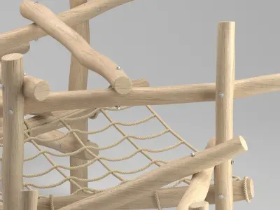 Playground Climbing Structure 3D model