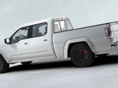 Generic Pickup Realtime Low-poly 3D model