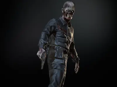 SuperZombie8 Low-poly 3D model