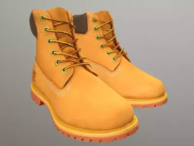 TIMBERLAND SHOES PBR Low-poly 3D model
