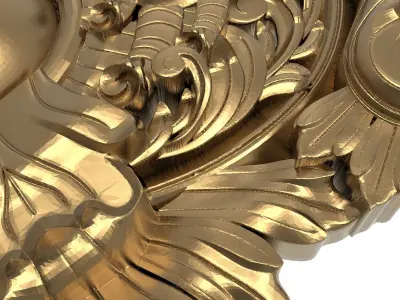  decorative pattern ready for 3D printing 3D model 129