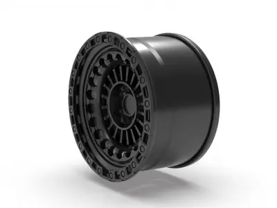 black rhino rim design 3D print model