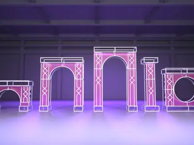 Arches Set 2 3D model