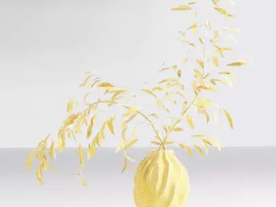 Bouquet-Olive branches-H69 3D model