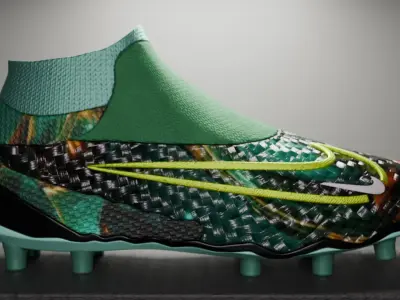 Nike boots green 3D model