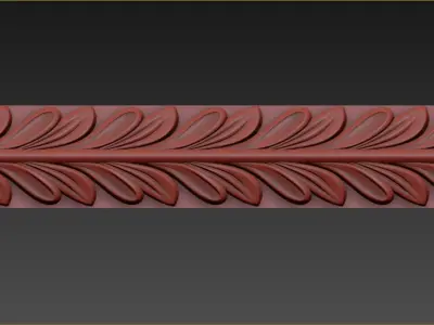 3D Carved molding model 3D model