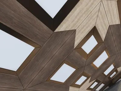 3d wall panel Low-poly 3D model Low-poly 3D model