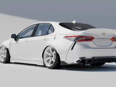 Toyota Camry Slammed 3D Model 3D model