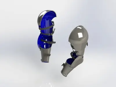 WG 7007 - Couter - Armour plate elbow 3D print model