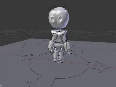 Troppoy Robot Free low-poly 3D model