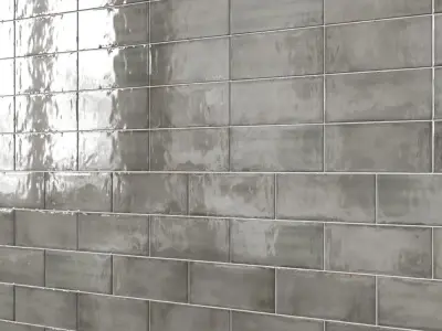 Chateau 4 x 8 Ceramic Subway Tile 3D model