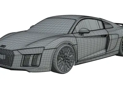 Audi R8 V10 Plus 3D model