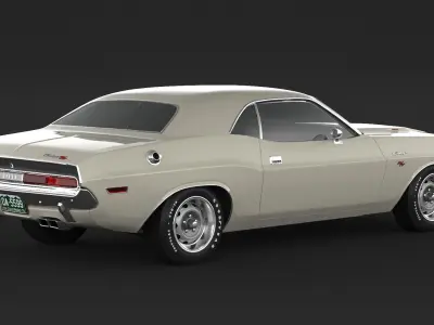 1970 Dodge Challenger RT 3D model