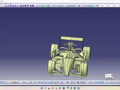dallara-gp208 racing car 3D model