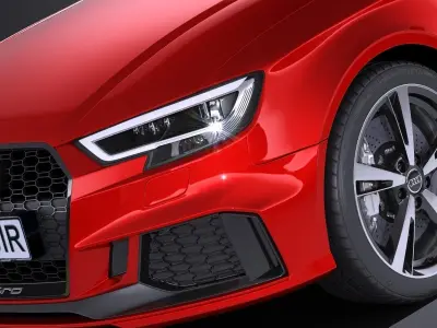 Audi RS3 Sedan 2017 3D model