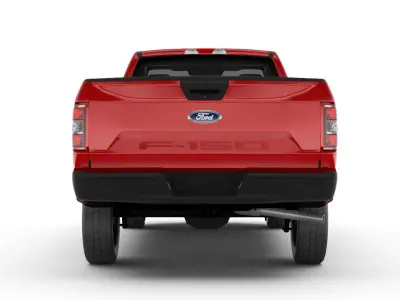 Ford F150 XL 2020 Low-poly 3D model