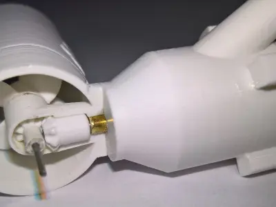 MJS 2002-22 Bow Thruster 22mm for scale model boats 3D print model