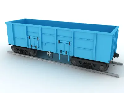 Rail Wagon 3D model