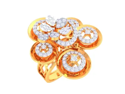 Diamond Ring  3D print model order