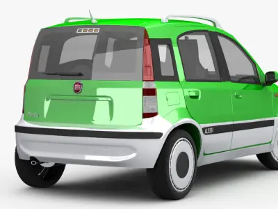 Fiat Panda Alessi 3 D 3D model
