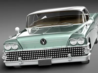 Buick Riviera Special 1958 3D model