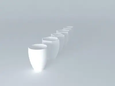 glasses cups Free 3D model