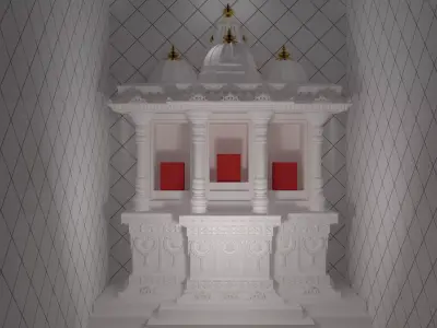 temple 3D model