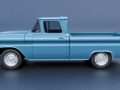 Chevrolet C10 1961  3D print model