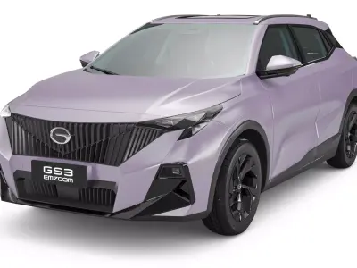 2024 GAC GS3 EMZOOM With Interior 3D model