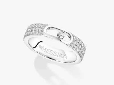 Messika Ring Gold 3D print model