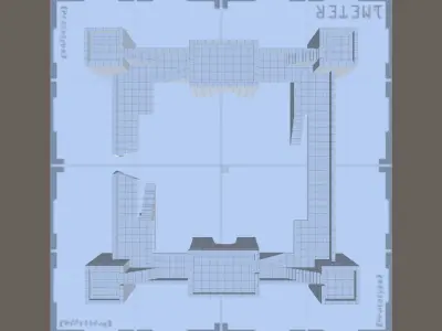 Prototype Environmnet Free low-poly 3D model