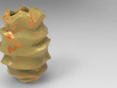 Joa Vase Low-poly 3D model