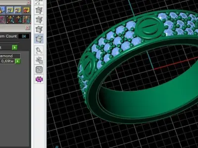RING car size  6 dot 5 3D print model