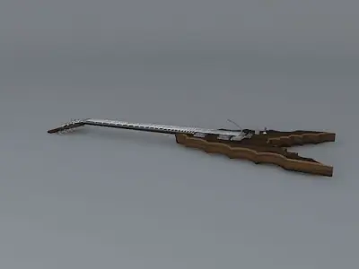 Spiny v guitar Free 3D model